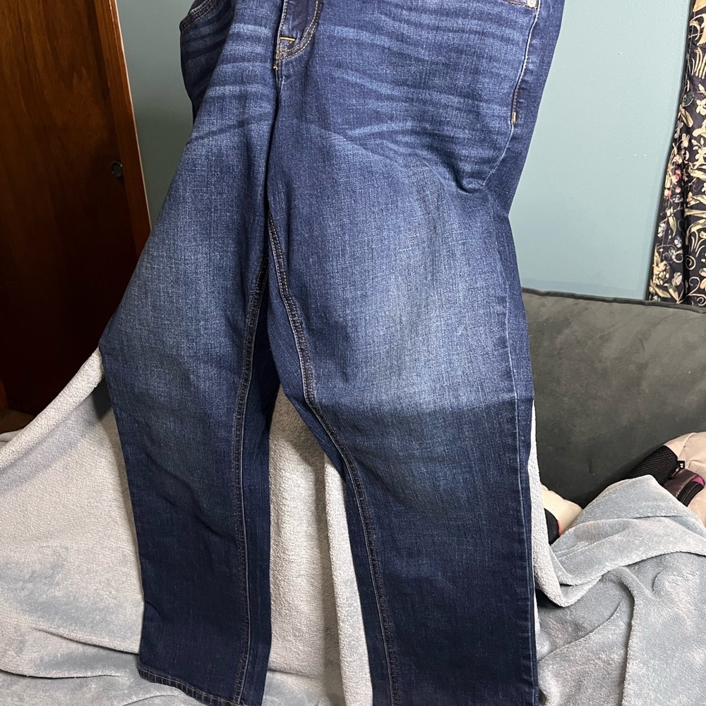 Vigoss Women's Dark Blue Straight Leg Pants